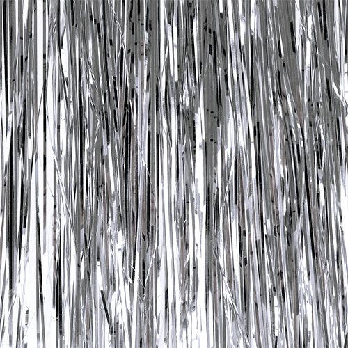 Article Guirlande de Noël argentée, décoration de fête, 50 x 40 cm, 2 pièces