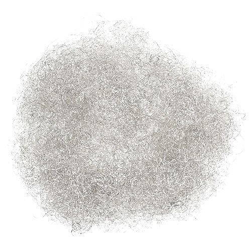 Floristik24 Guirlande frisée argent 50g