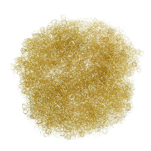 Guirlande métallique bouclée dorée 50g