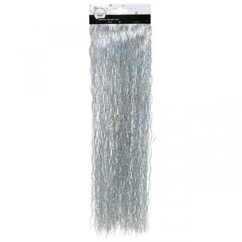 Décoration d&#39;arbre en argent Tinsel Décoration de Noël 50 cm