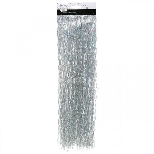 Floristik24 Décoration d&#39;arbre en argent Tinsel Décoration de Noël 50 cm