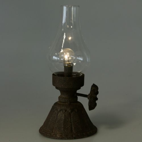 Article Lampe décorative antique Ø11.5cm H25cm