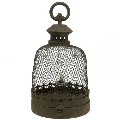 Floristik24 Lampe déco antique Ø16cm H29,5cm