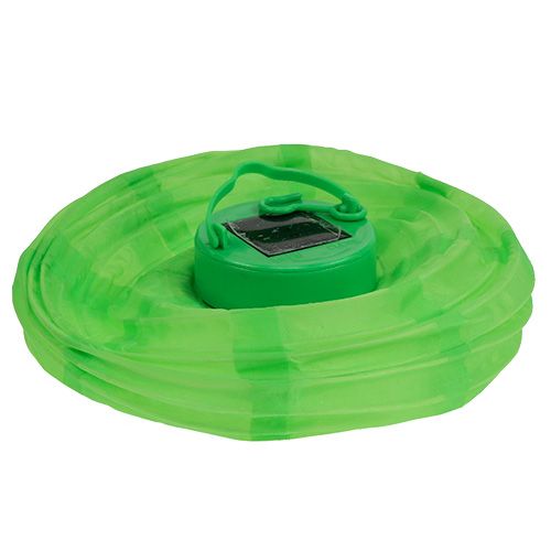 Article Lampion LED avec solaire 20cm vert