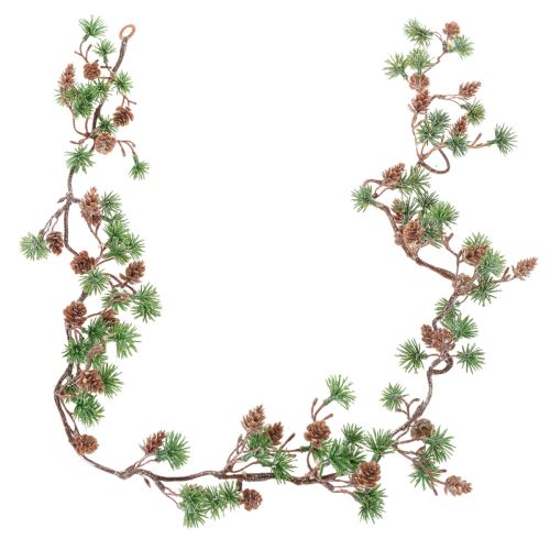 Guirlande artificielle de mélèze avec cônes et aiguilles, 120 cm acheter | Floristik24.be