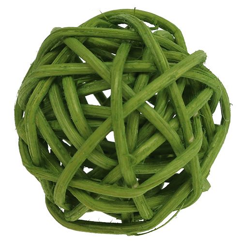 Floristik24 Lataball 3cm vert blanchi 72 pcs