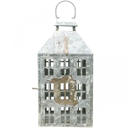 Article Lanterne décorative vintage en métal maison lumineuse Shabby Chic H35cm