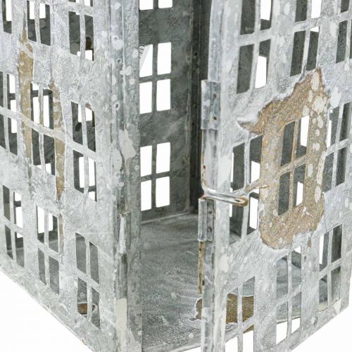 Article Lanterne décorative vintage en métal maison lumineuse Shabby Chic H35cm