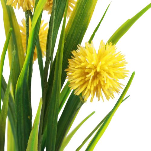 Floristik24 Fleurs artificielles boule de fleur allium oignon ornemental jaune artificiel 45cm