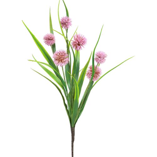 Article Fleurs artificielles boule fleur allium oignon ornemental rose artificiel 45cm