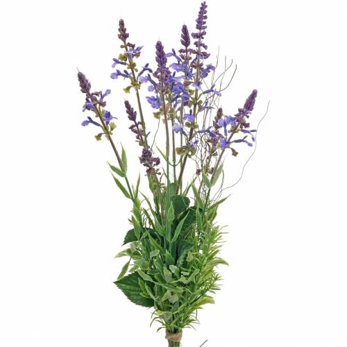 Floristik24 Bouquet de lavande artificielle, lavande violette décorative, fleurs en soie