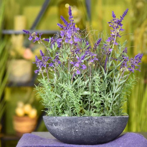 Floristik24 Lavande Bol Lavande Artificielle Soie Fleurs Faux Plantes