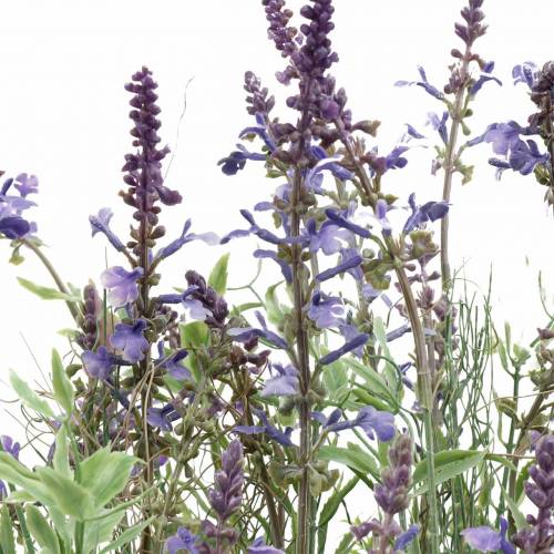 Floristik24 Lavande Bol Lavande Artificielle Soie Fleurs Faux Plantes