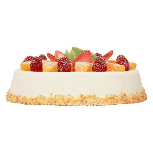 Floristik24 Factice alimentaire, gâteau artificiel aux fruits Ø23cm H8,5cm
