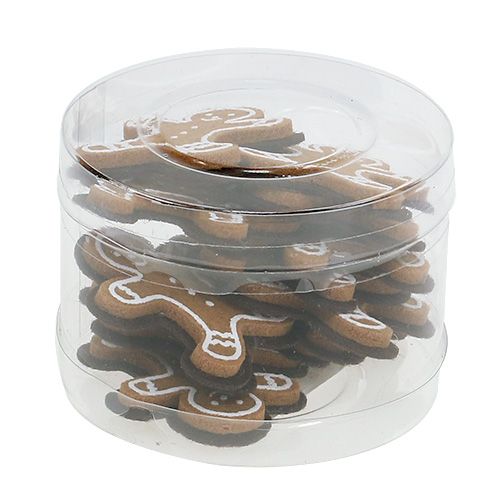 Floristik24 Bonhommes en pain d'épices en feutre à coller 4cm 12 pcs