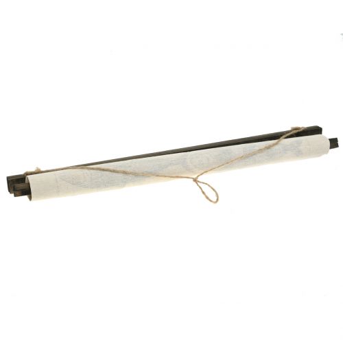 Floristik24 Rouleau déco en lin avec poisson 60cm x 72cm