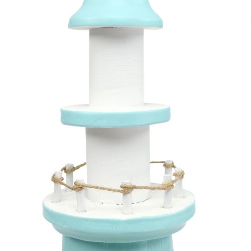 Floristik24 Phare Ø16cm H50.5cm Bleu