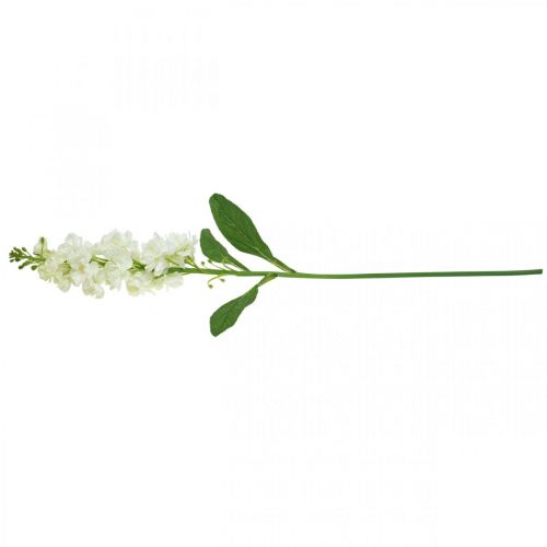 Article Levkoje Fleur artificielle blanche Fleur de tige artificielle 78cm