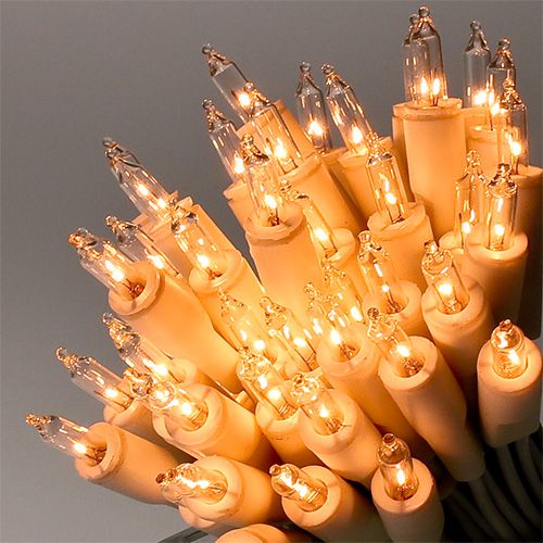 Guirlande lumineuse mini 35er 5,25m pour intérieur blanc / transparent