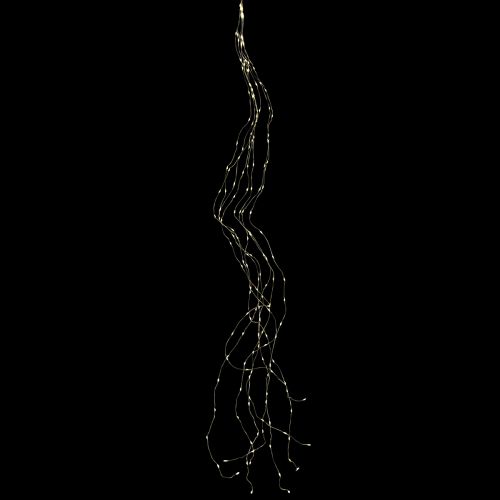 Floristik24 Minuterie lumineuse à batterie Twinkle 140cm 160 Micro LED