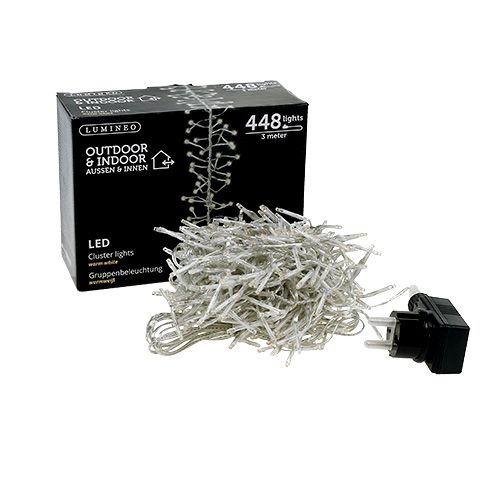 Article Guirlande lumineuse LED pour extérieur x 448 3m blanc chaud