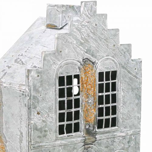 Article Porte-bougie chauffe-plat en métal pour maison lumineuse H25,5 cm