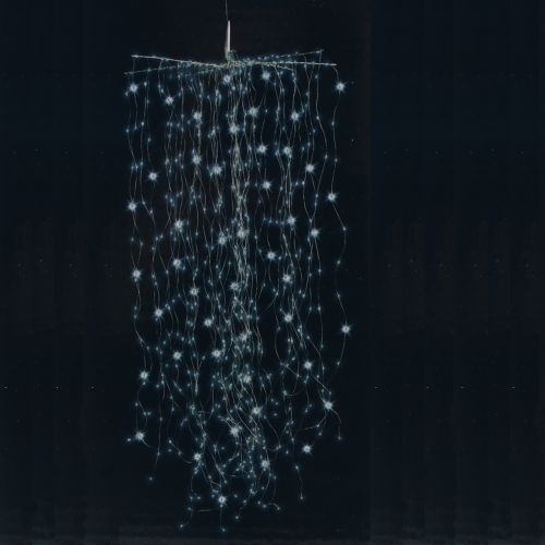 Floristik24 Cascade lumineuse Micro-LED blanc froid 720 H130cm