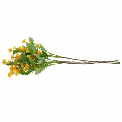 Floristik24 Fleurs de soie artificielle de pissenlit sauvage Fleurs de prairie artificielles 3pcs