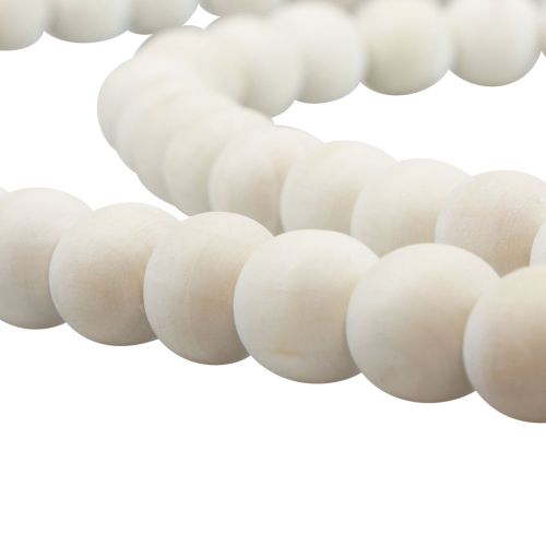 Article Boucle anneau décoratif coeur en perles de bois décoration à suspendre 38×40,5cm
