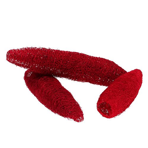 Loofah gros rouge 20pcs