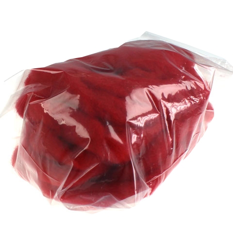 Article Fusée en laine 10m rouge foncé