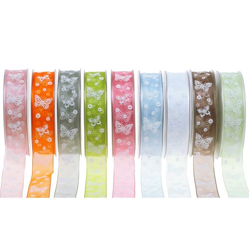 Article Ruban organza papillon 25mm 20m