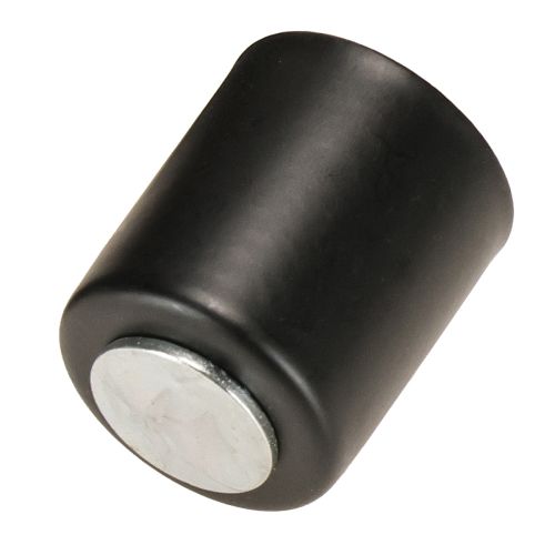 Article Bougeoir magnétique, métal noir, H3cm, 4 pièces