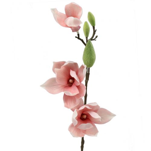 Floristik24 Magnolia artificiel rose clair 70cm