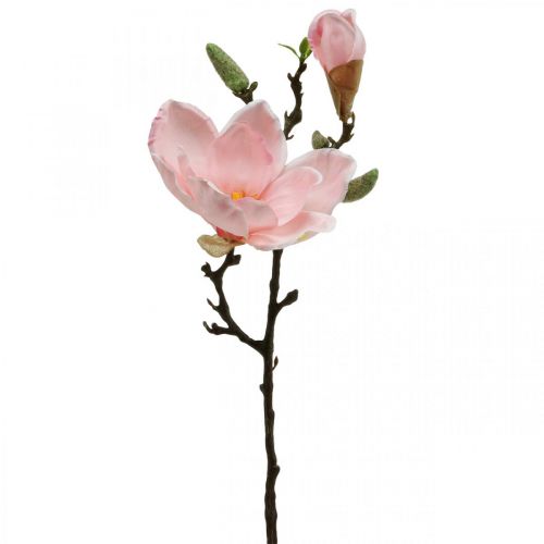 Magnolia rose décoration fleur artificielle Branche fleur artificielle H40cm