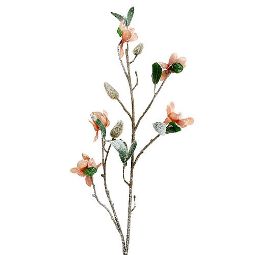 Floristik24 Branche Magnolia rose pâle L 82cm