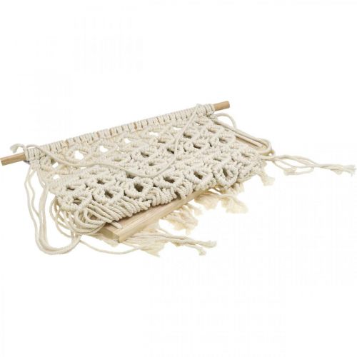 Article Panier de fleurs en macramé panier suspendu fleur balançoire 40x15cm