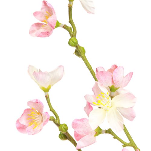 Article Amandier Grande Plante Artificielle en Pot Rose Blanc 74cm