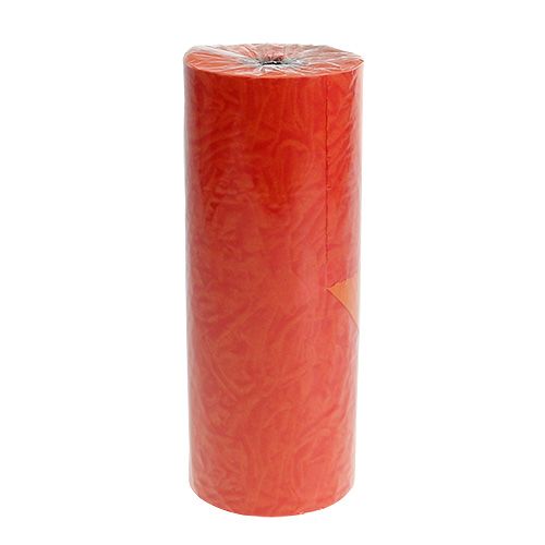 Floristik24 Papier manchette orange-rouge 25cm 100m