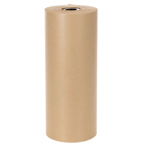 Rouleau de papier kraft naturel pour manchettes, 25 cm x 100 m, papier décoratif | Floristik24.be