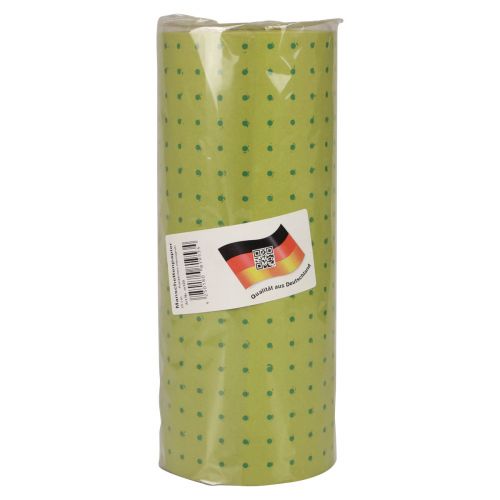 Article Papier manchette papier de soie pois vert mousse 25cm 100m