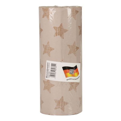 Floristik24 Papier manchette papier de soie étoiles blanches 25cm 100m