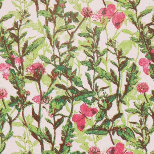 Floristik24 Papier manchette papier de soie prairie papier herbe 25cm 85m