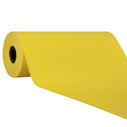 Papier manchette, papier d&#39;emballage, papier de soie jaune 25cm 100m