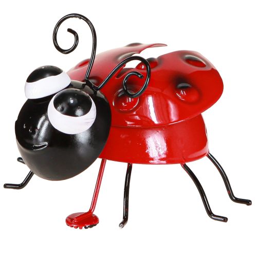 Article Coccinelle Abeille Décoration en Métal avec Aimant Assortiment 9,5 cm 2pcs