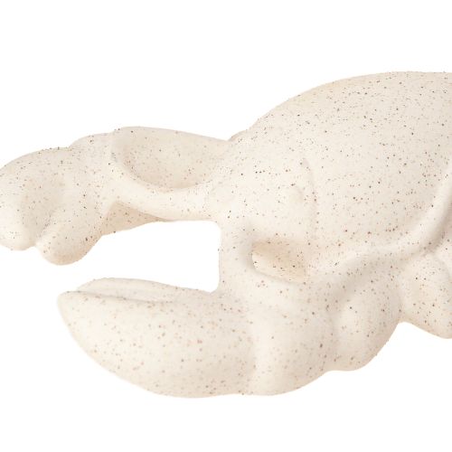 Article Figurine de décoration maritime en céramique Homard Blanc 17,5×9×3cm