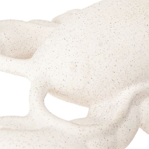 Article Figurine en céramique décorative maritime Homard Blanc 26,5×13×5cm
