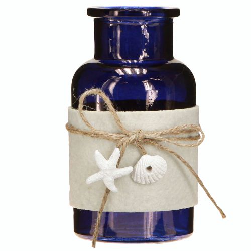 Article Vases bouteille Déco marine avec feutre Lot de 3 H12,5cm