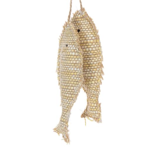 Décoration suspendue maritime pendentif déco poisson à suspendre H32cm | Floristik24.be