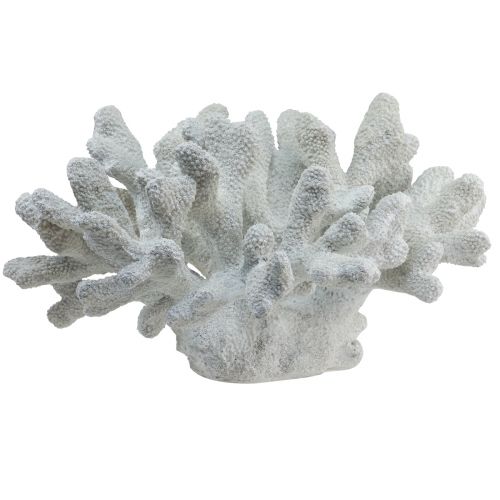 Floristik24 Décoration maritime corail polyrésine blanc 38cm × 44cm × 27cm